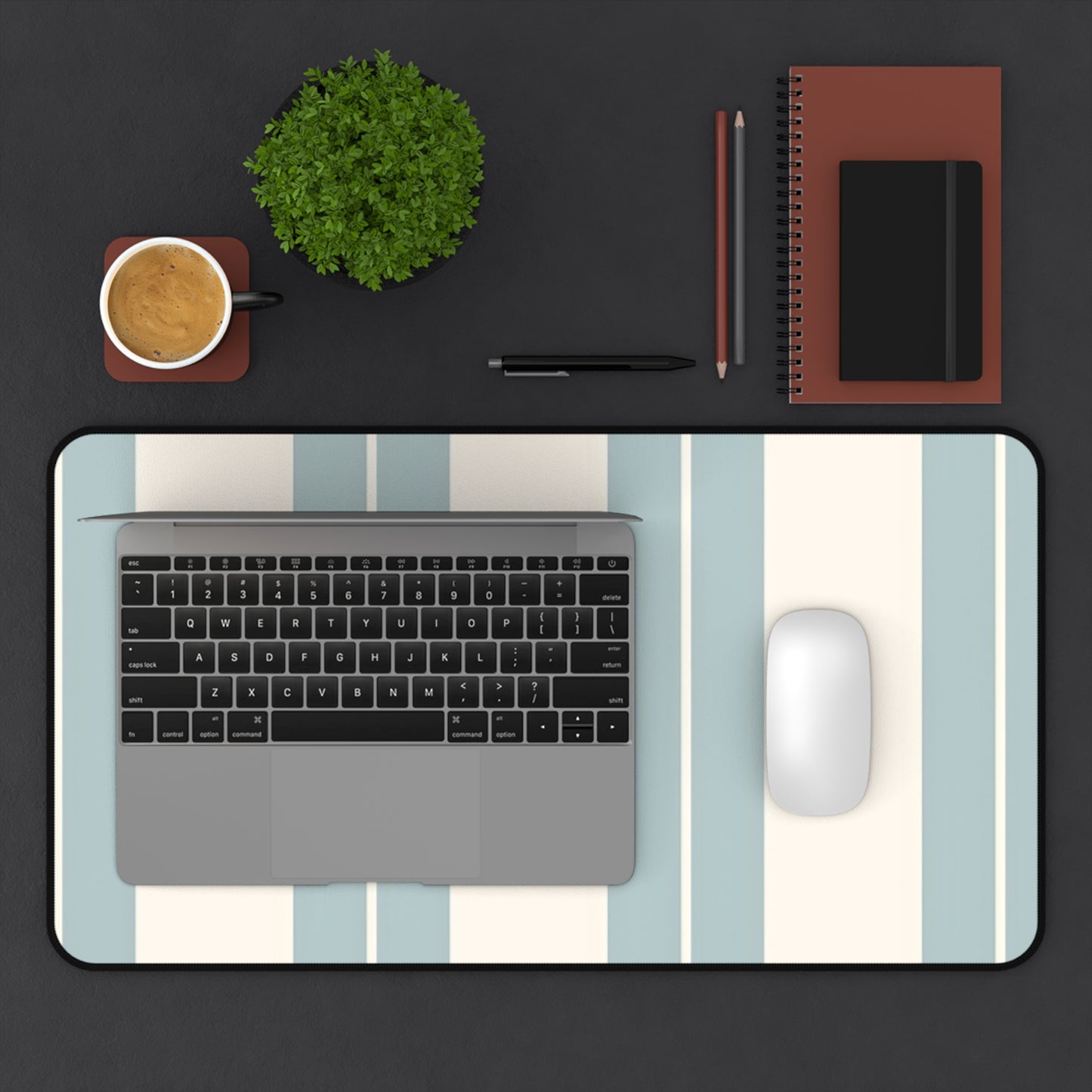 Desk Mat – Coastal Stripe