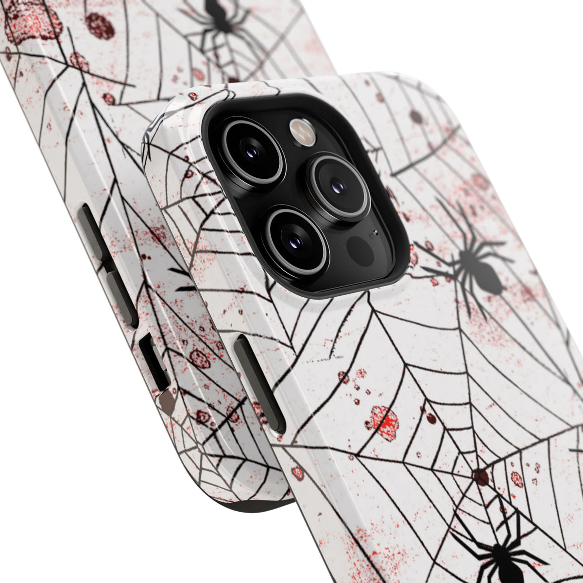 Impact-Resistant Phone Case – Blood Web