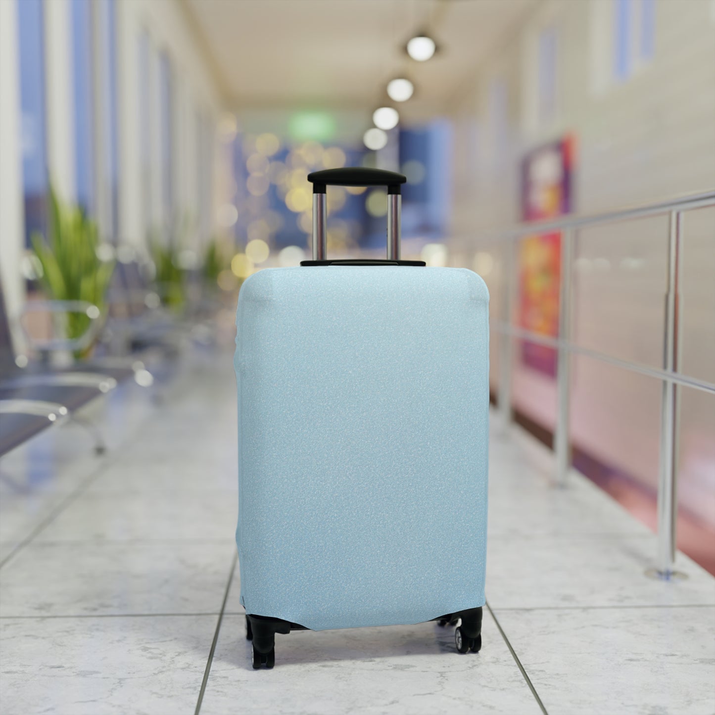 Luggage Cover – Blue Whisper