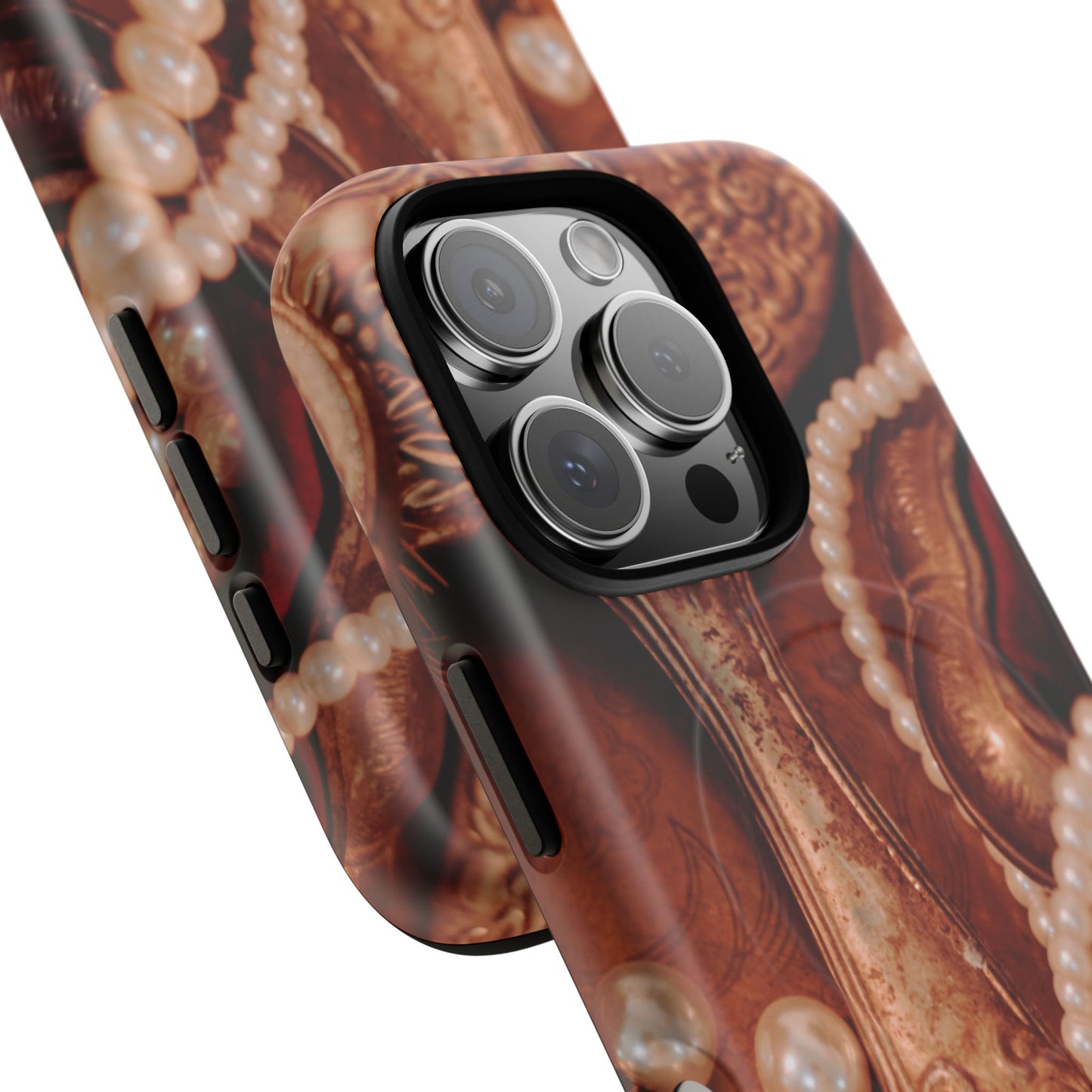 Protective Magnetic Phone Case – Bronze Vanity