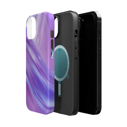 Wireless-Charging Compatible Case – Lavender Wave