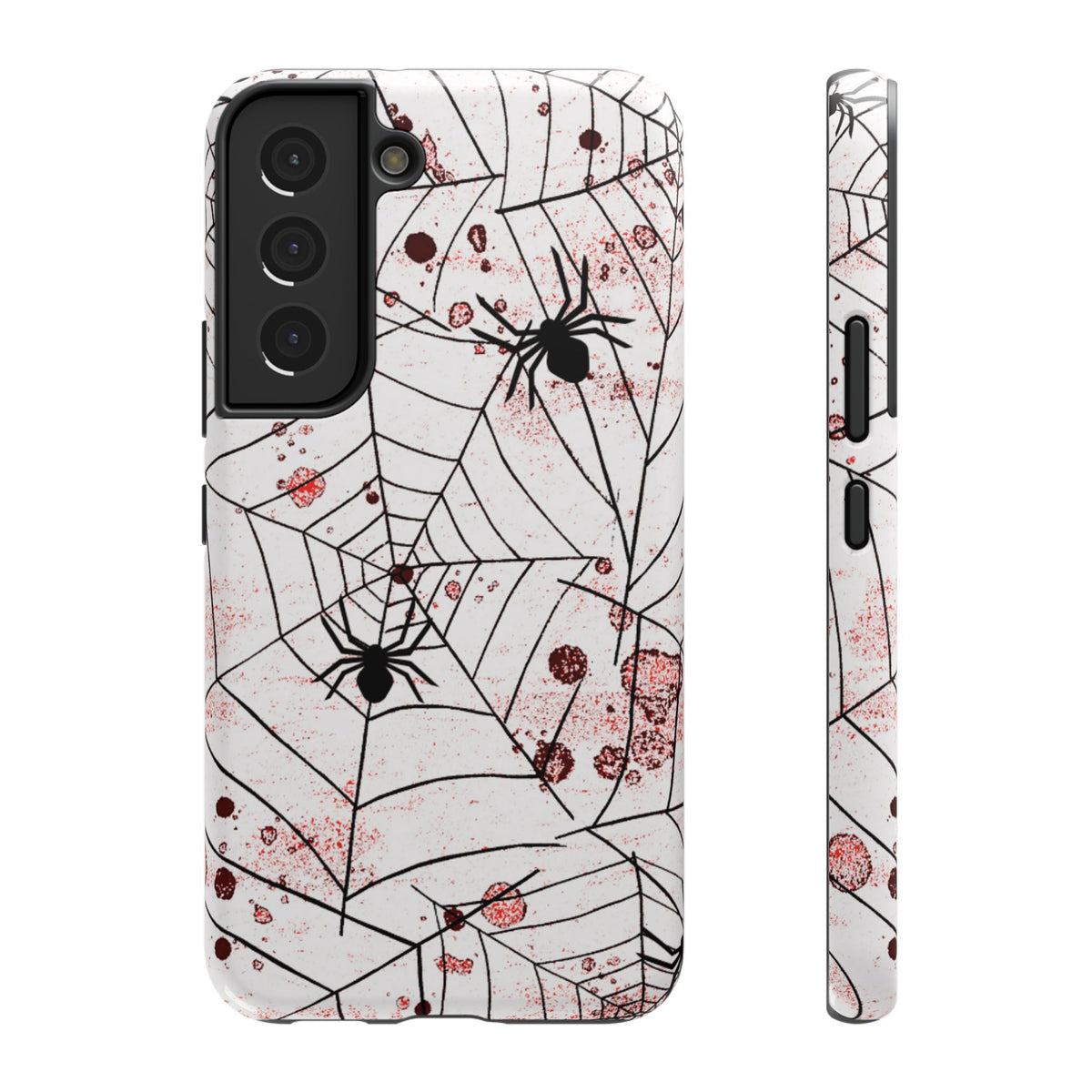 Impact-Resistant Phone Case – Blood Web