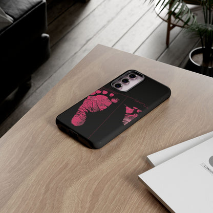 Protective Phone Case – Mom’s Little Pink Footprints