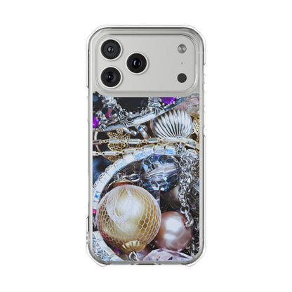 Clear Magnetic Phone Case – Chrome Jewel