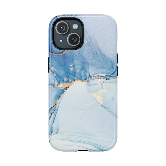Protective Magnetic Phone Case – Blue Agate