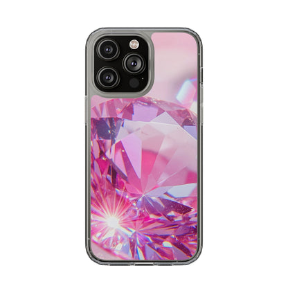 Clear Phone Case – Pink Ice