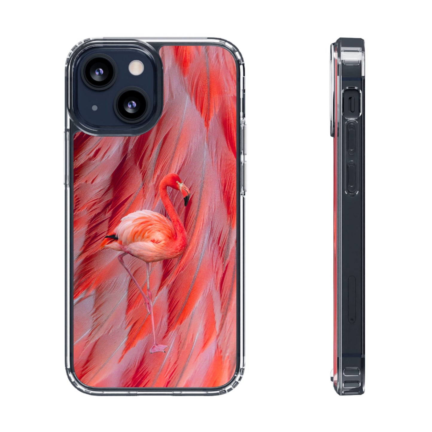 Clear Phone Case – Scarlet Plume