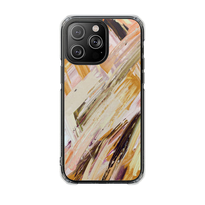 Clear Magnetic Phone Case – Brush & Bronze