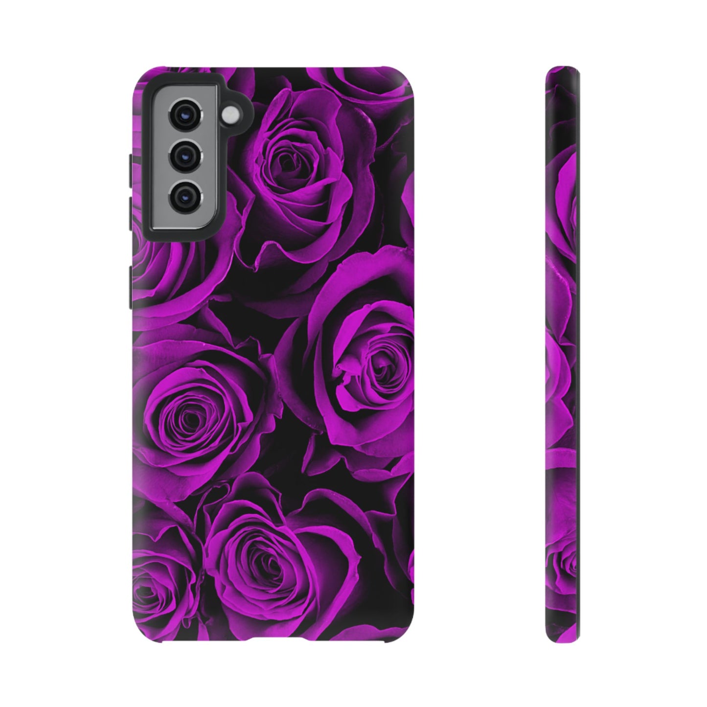 Protective Phone Case – Amethyst Roses
