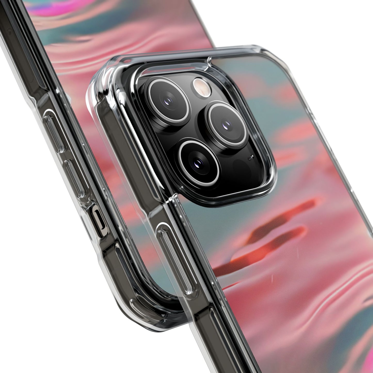 Clear Magnetic Phone Case – Liquid Sunset