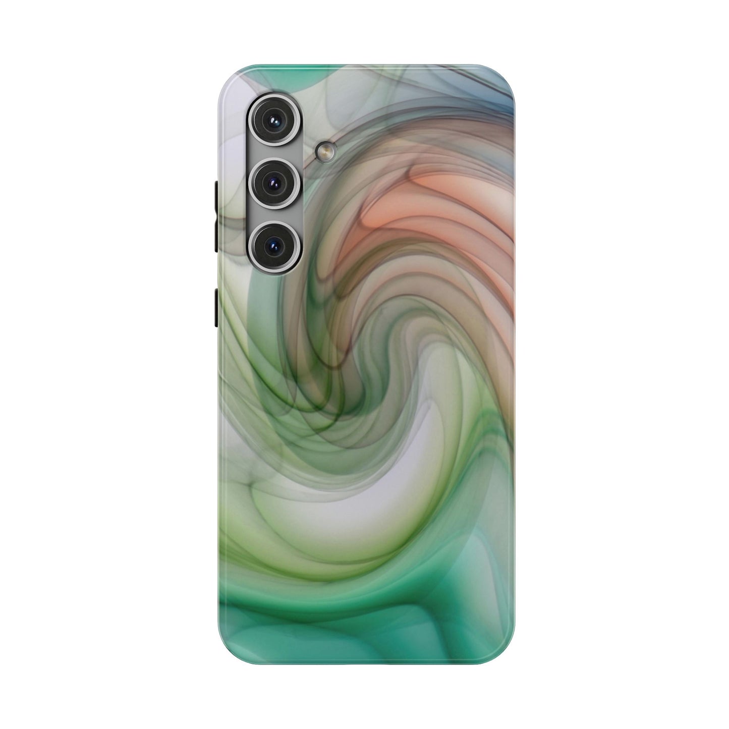 Impact-Resistant Phone Case – Marble Flow