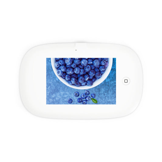 UV Phone Sanitizer with Wireless Charger – Chilled Blueberries
