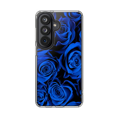 Clear Phone Case – Midnight Bloom