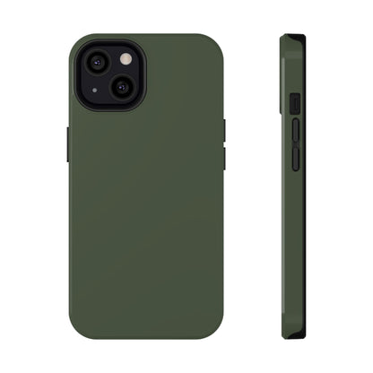 Impact-Resistant Phone Case — Military Green Protective Shockproof Cover