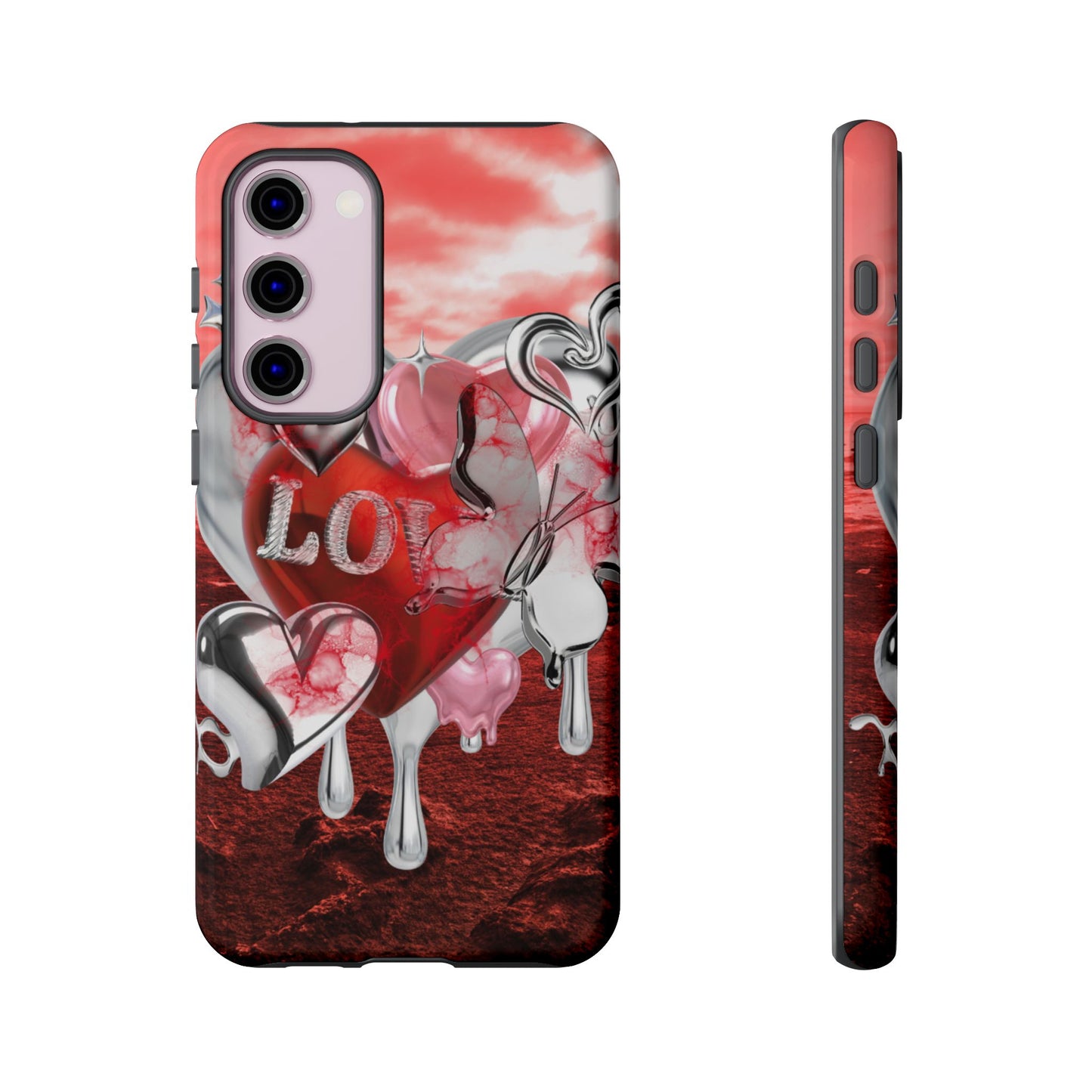 Protective Phone Case – Chrome Love