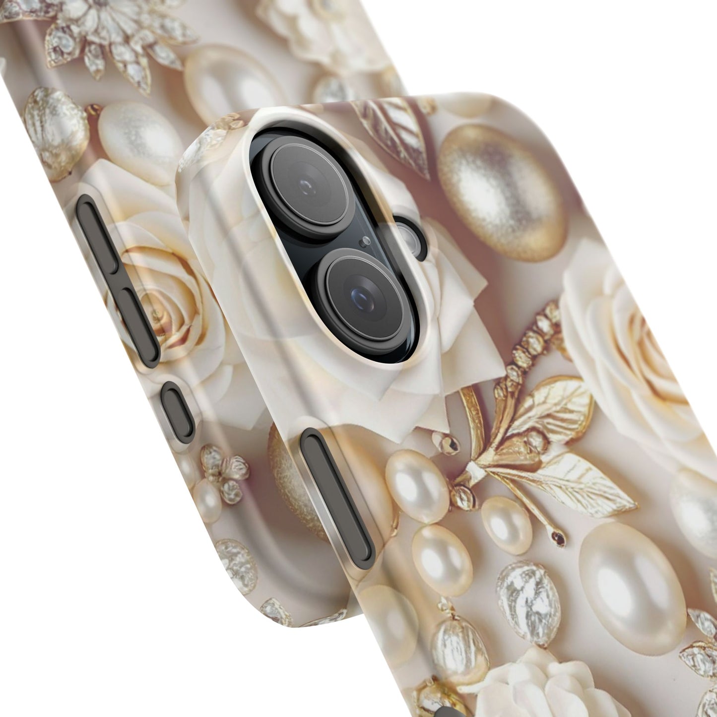 Snap Phone Case – Ivory Opulence