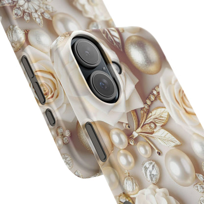 Snap Phone Case – Ivory Opulence