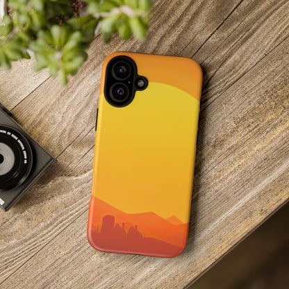 Protective Phone Case – Desert Sunrise