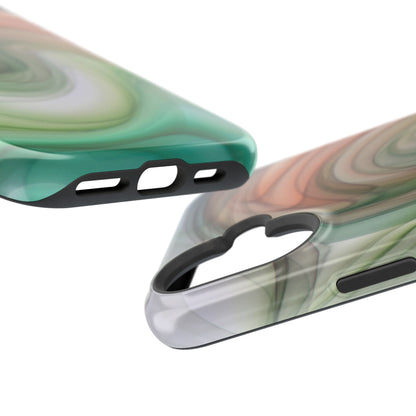 Impact-Resistant Phone Case – Marble Flow