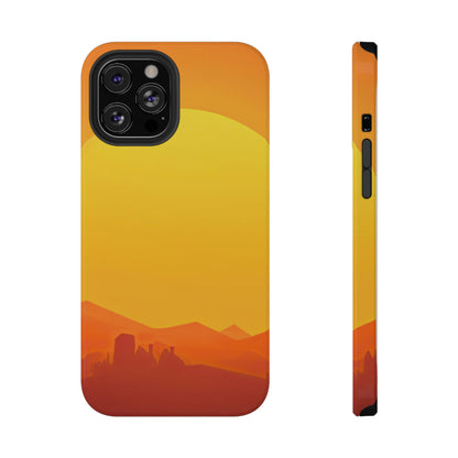 Impact-Resistant Phone Case – Desert Sunrise