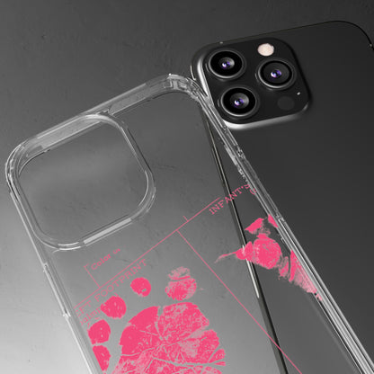 Clear Phone Case – Mom’s Little Pink Footprints