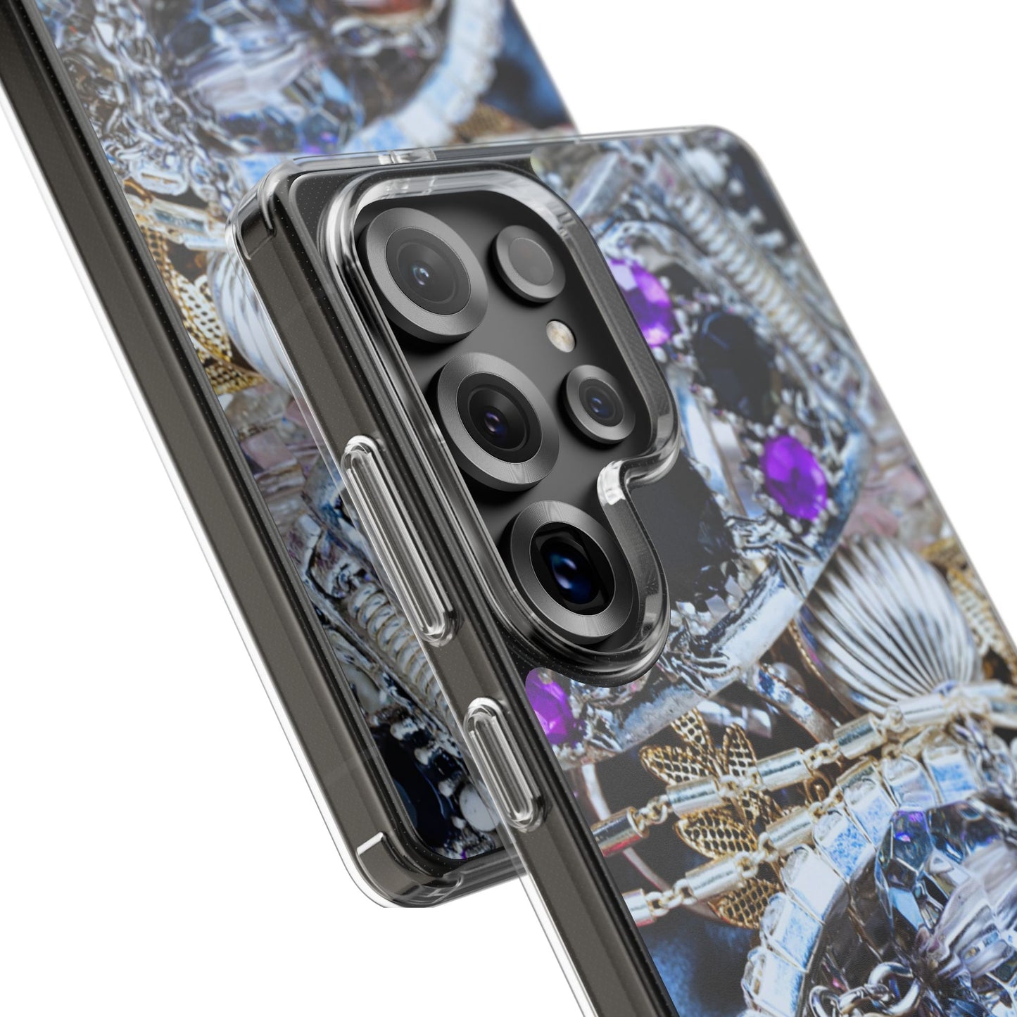 Clear Phone Case – Chrome Jewel