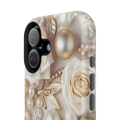 Impact-Resistant Phone Case – Ivory Opulence
