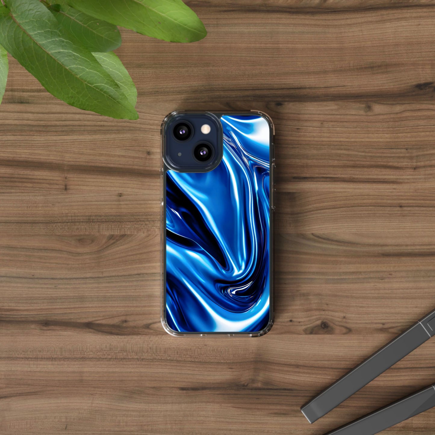 Clear Phone Case – Midnight Surge