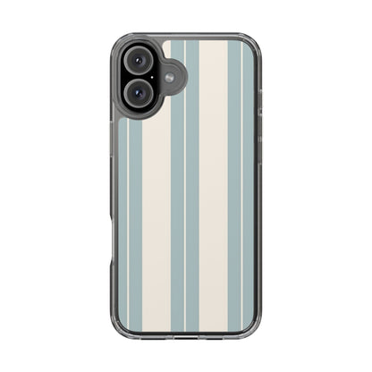 Clear Phone Case – Coastal Stripe
