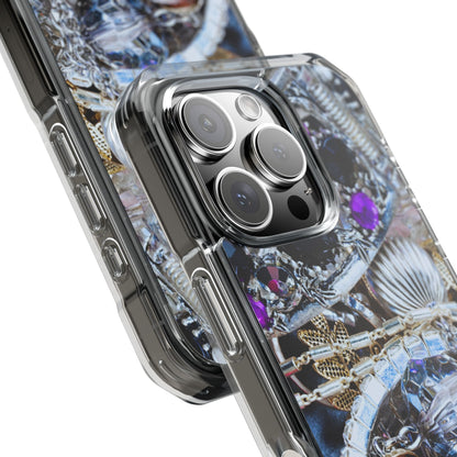 Clear Magnetic Phone Case – Chrome Jewel