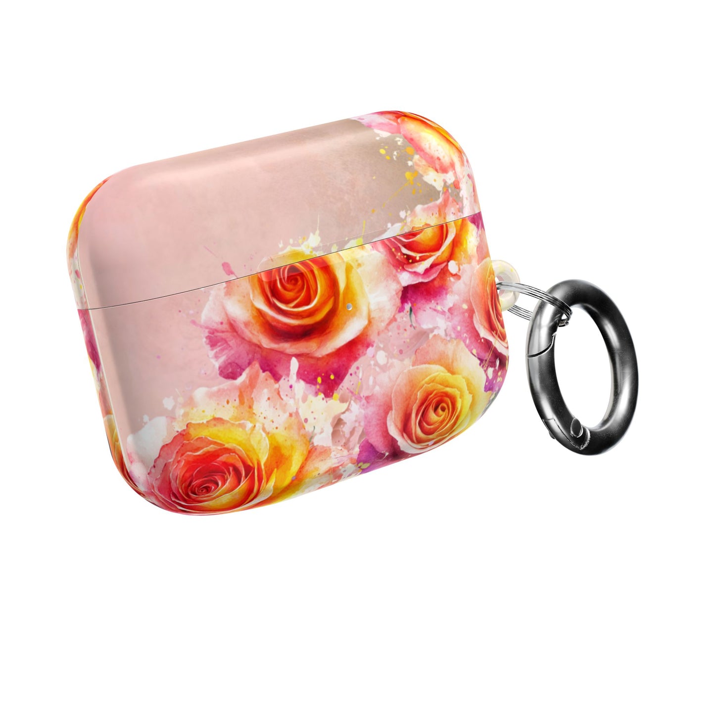 Earbud Case Cover – Sunset Roses