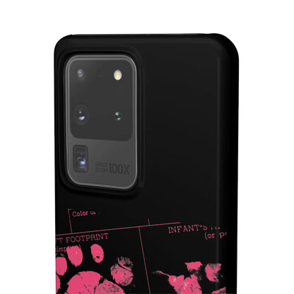 Snap Phone Case – Mom’s Little Pink Footprints