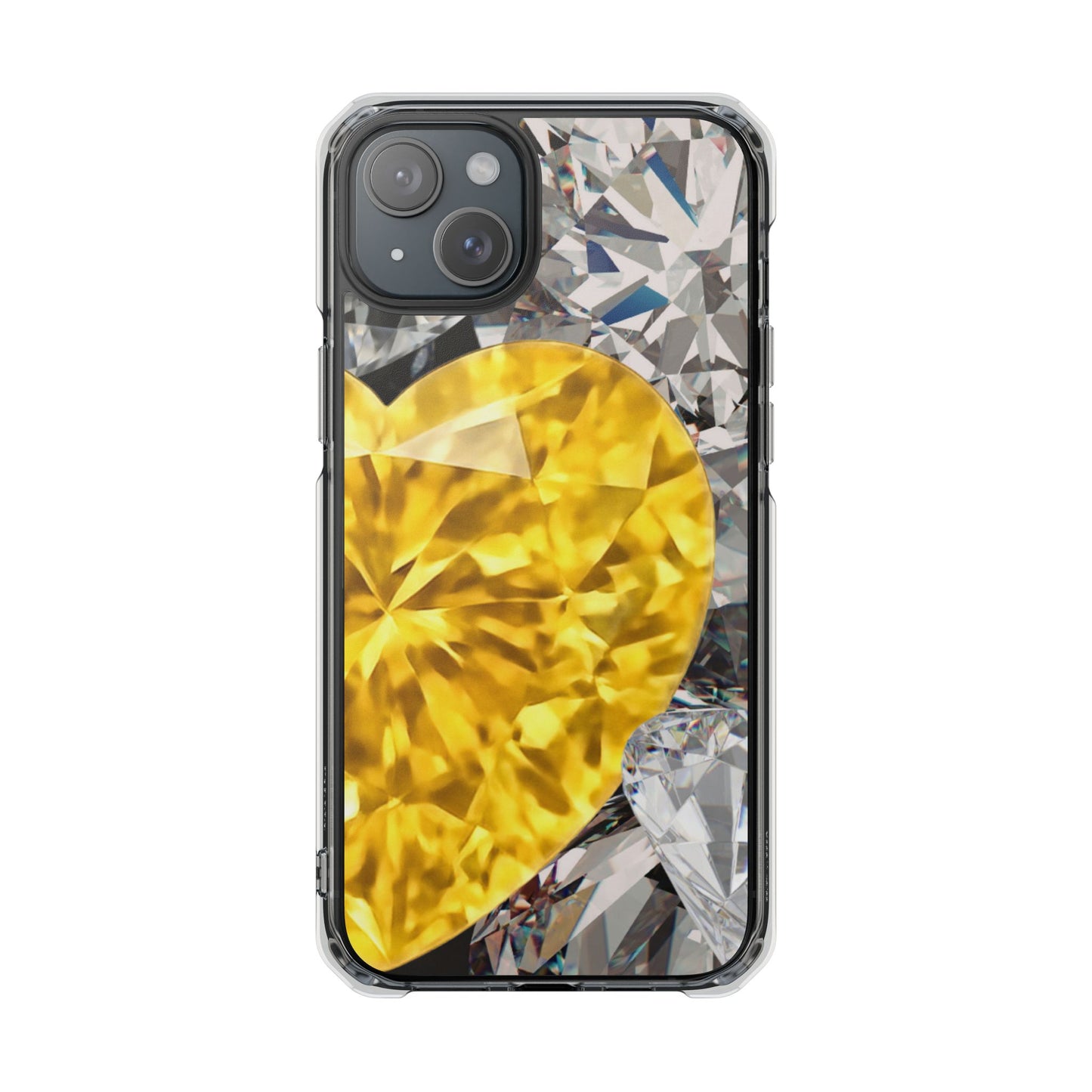Clear Magnetic Phone Case – Heart of Gold