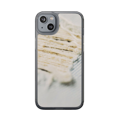 Clear Phone Case – Woven Warmth