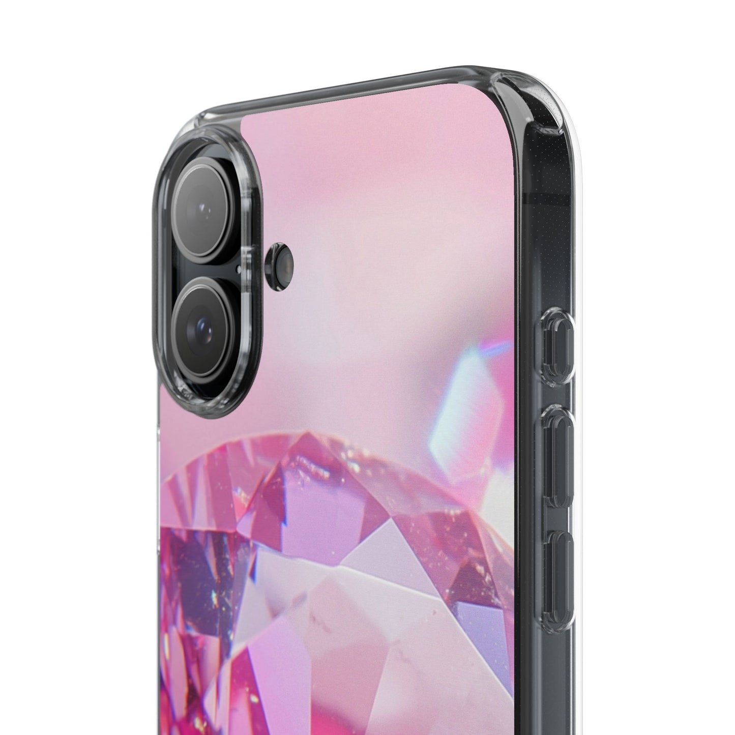 Clear Phone Case – Pink Ice