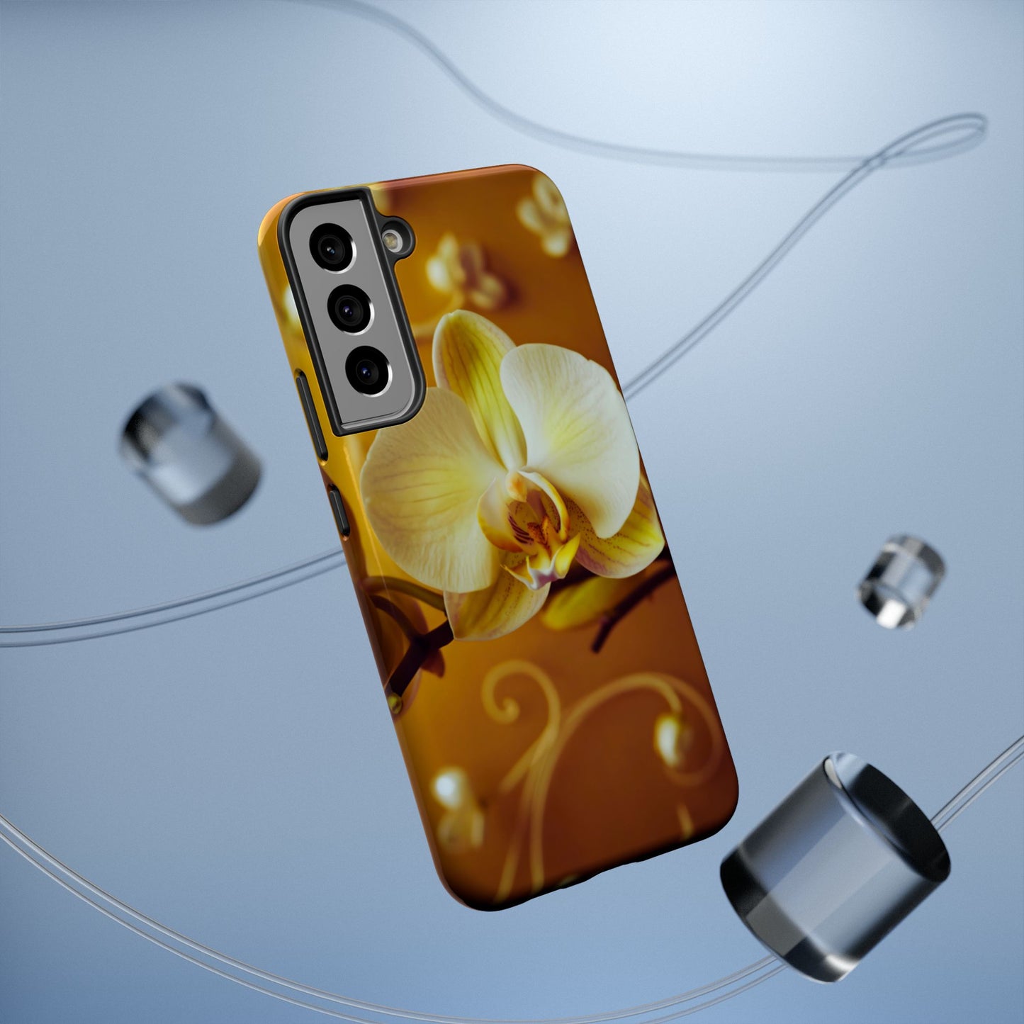 Protective Phone Case – Amber Orchid