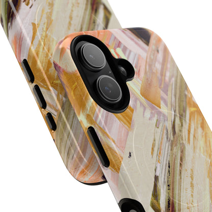Protective Magnetic Phone Case – Brush & Bronze
