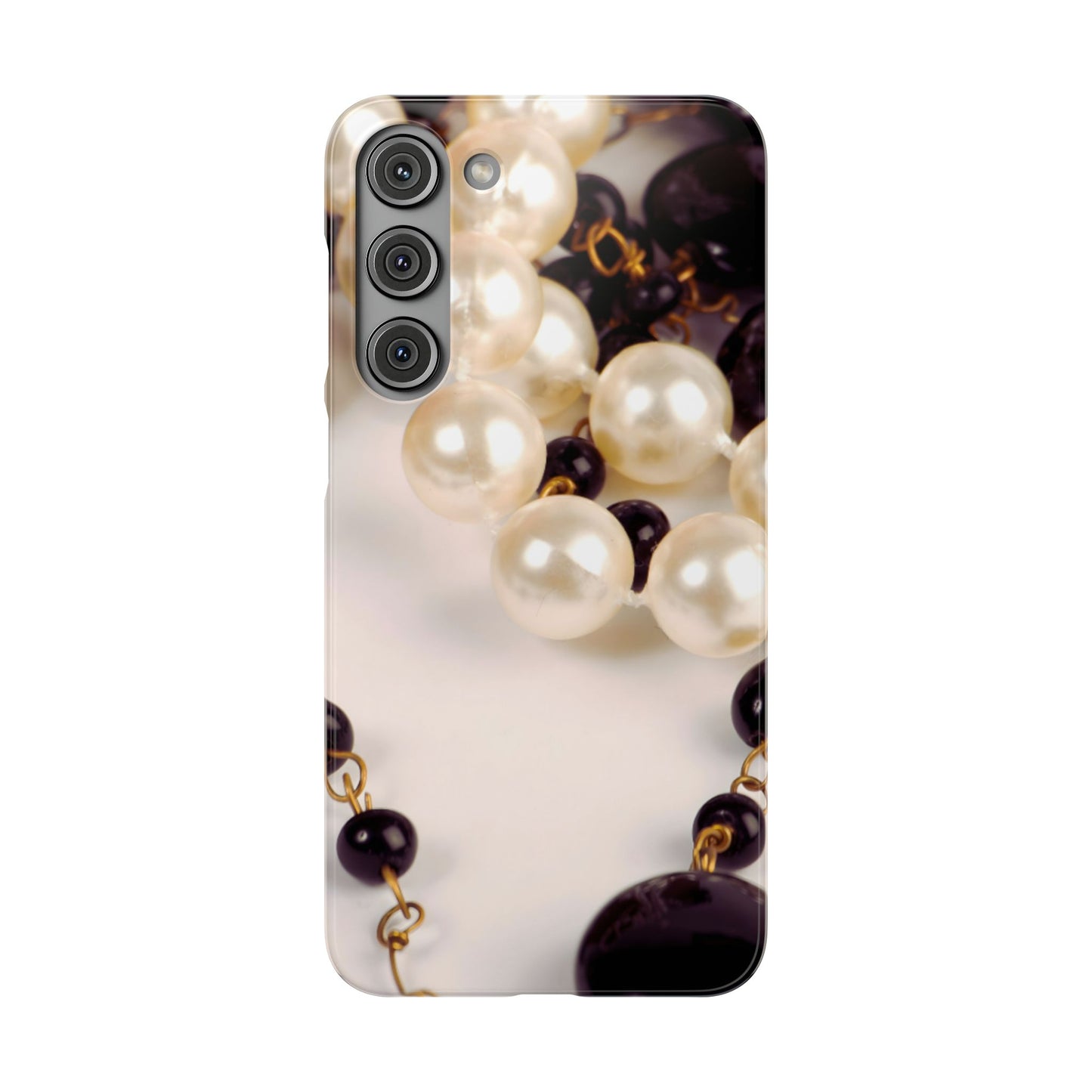 Snap Phone Case – Noir Pearl