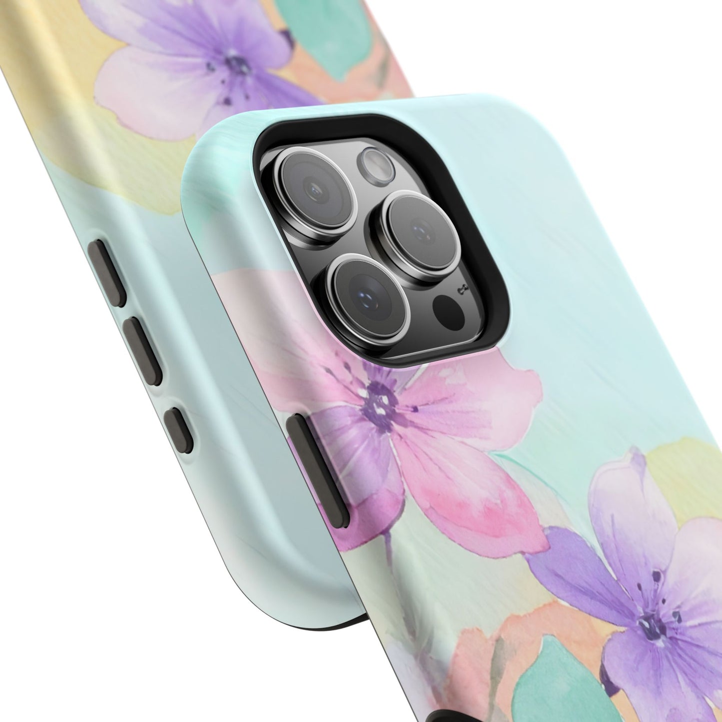 Impact-Resistant Phone Case – Water Petal
