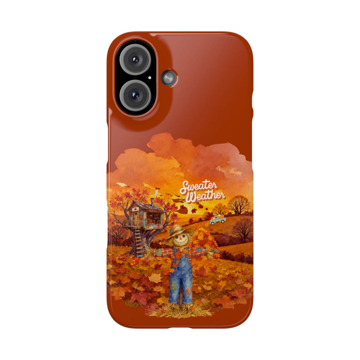 Slim Phone Case – Sweater Weather – Compatible with iPhone 11–17 Series