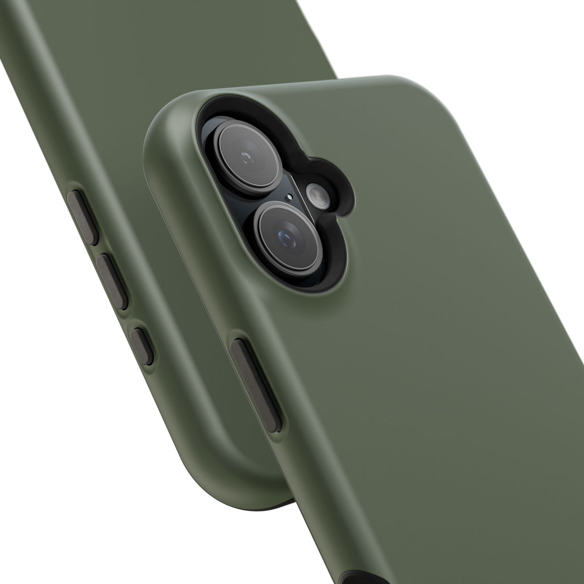 Impact-Resistant Phone Case — Military Green Protective Shockproof Cover