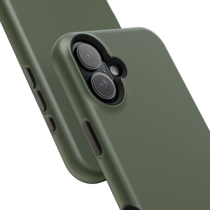 Impact-Resistant Phone Case — Military Green Protective Shockproof Cover