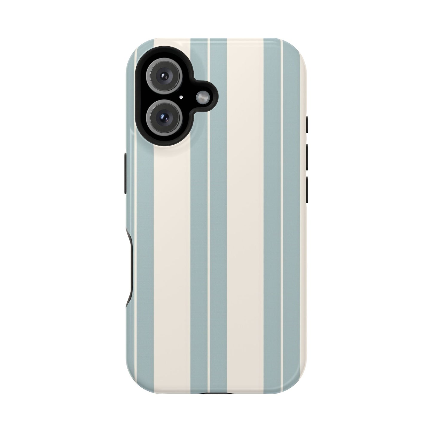 Wireless-Charging Compatible Case – Coastal Stripe