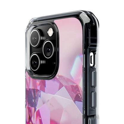 Clear Magnetic Phone Case – Pink Ice
