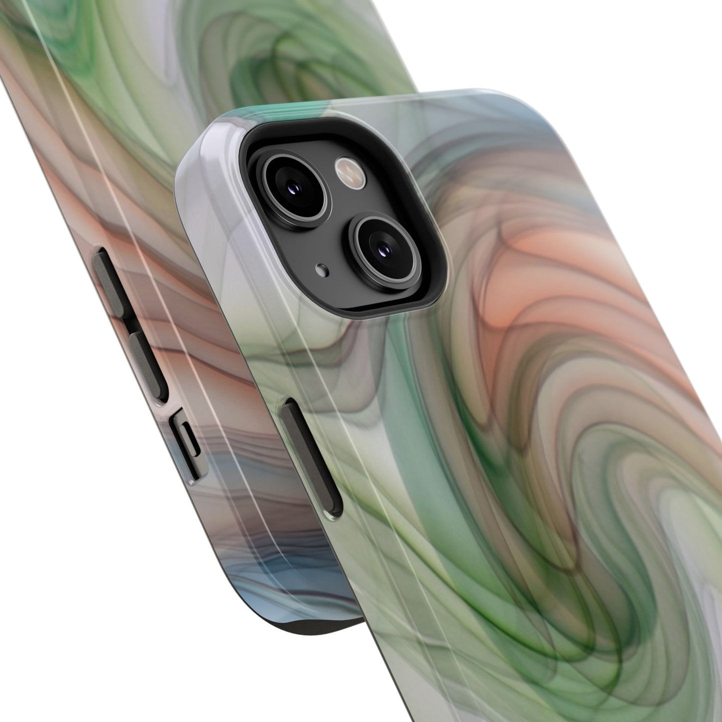 Impact-Resistant Phone Case – Marble Flow