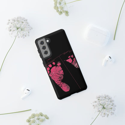 Protective Phone Case – Mom’s Little Pink Footprints