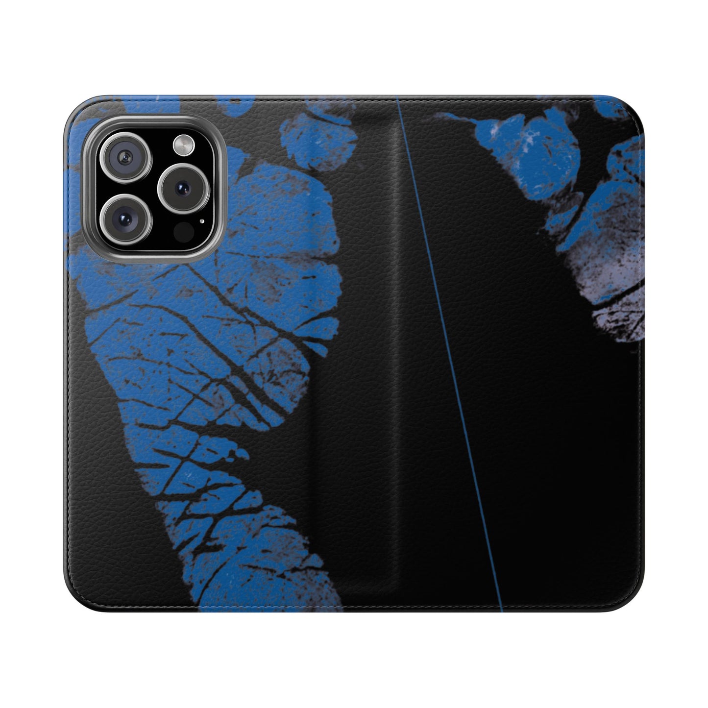 Flip Case – Mom’s Little Blue Footprints