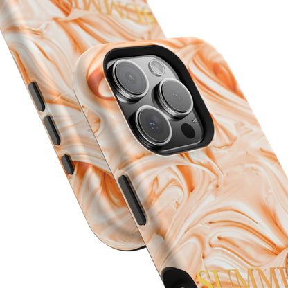 Impact-Resistant Phone Case – Peach Sorbet