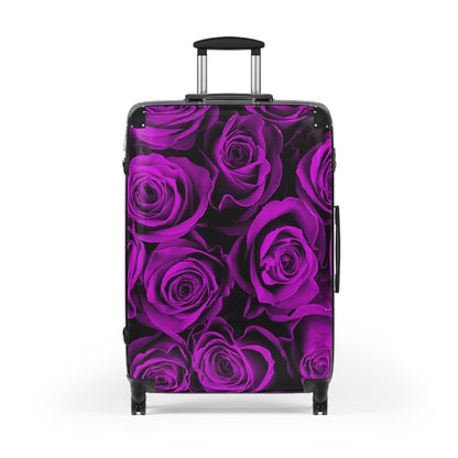 Hardshell Suitcase – Amethyst Roses