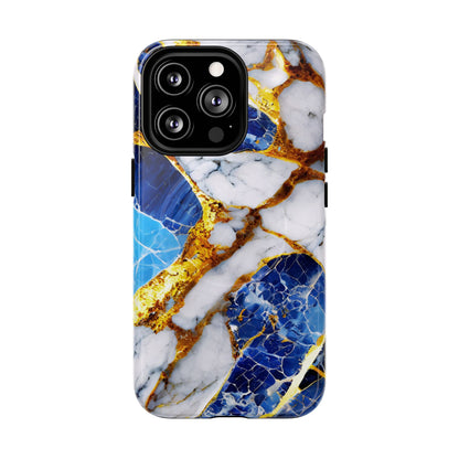 Protective Magnetic Phone Case – Sapphire Veins